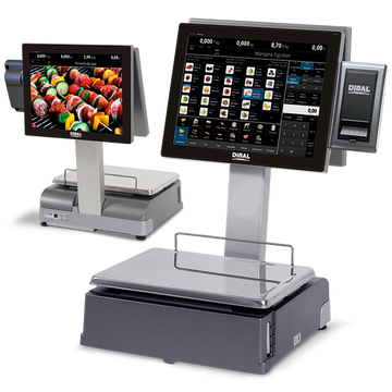 Báscula comercial Dibal CS-2200 Neo UX DC Doble Impresora