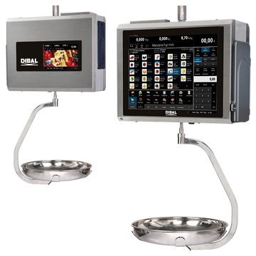 Balanza con impresora Dibal CS-2200 W colgante INOX