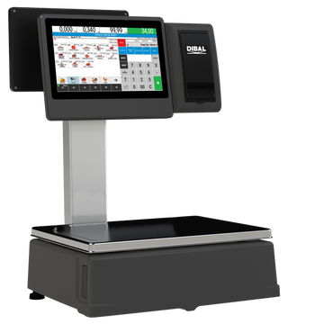 Balanza Dibal CS-3150 Neo UX Doble Cuerpo, impresora de tickets