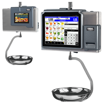 Balanza Dibal D-900 Colgante INOX, impresora de tickets