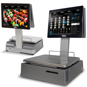 Báscula comercial Dibal CS-2200 Neo UX DC Tickets 3"