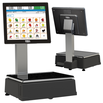 Balanza Dibal CS-3155 Neo UX Autoservicio, impresora de etiquetas