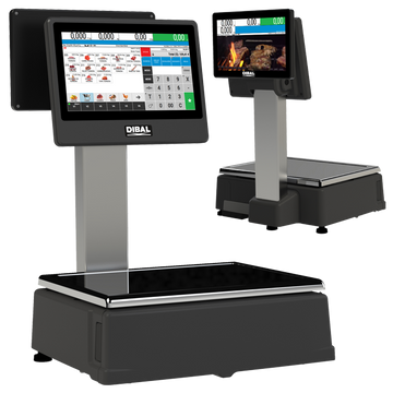 Balanza Dibal CS-3155 Neo UX Doble Cuerpo, impresora de etiquetas