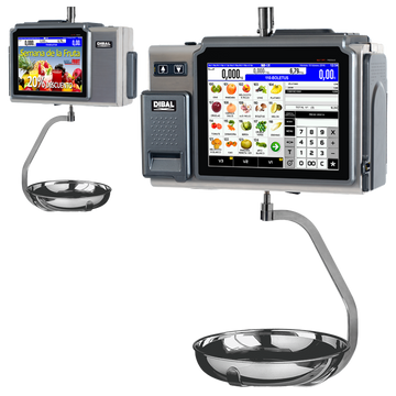Balanza Dibal D-900 Colgante INOX, tickets y etiquetas