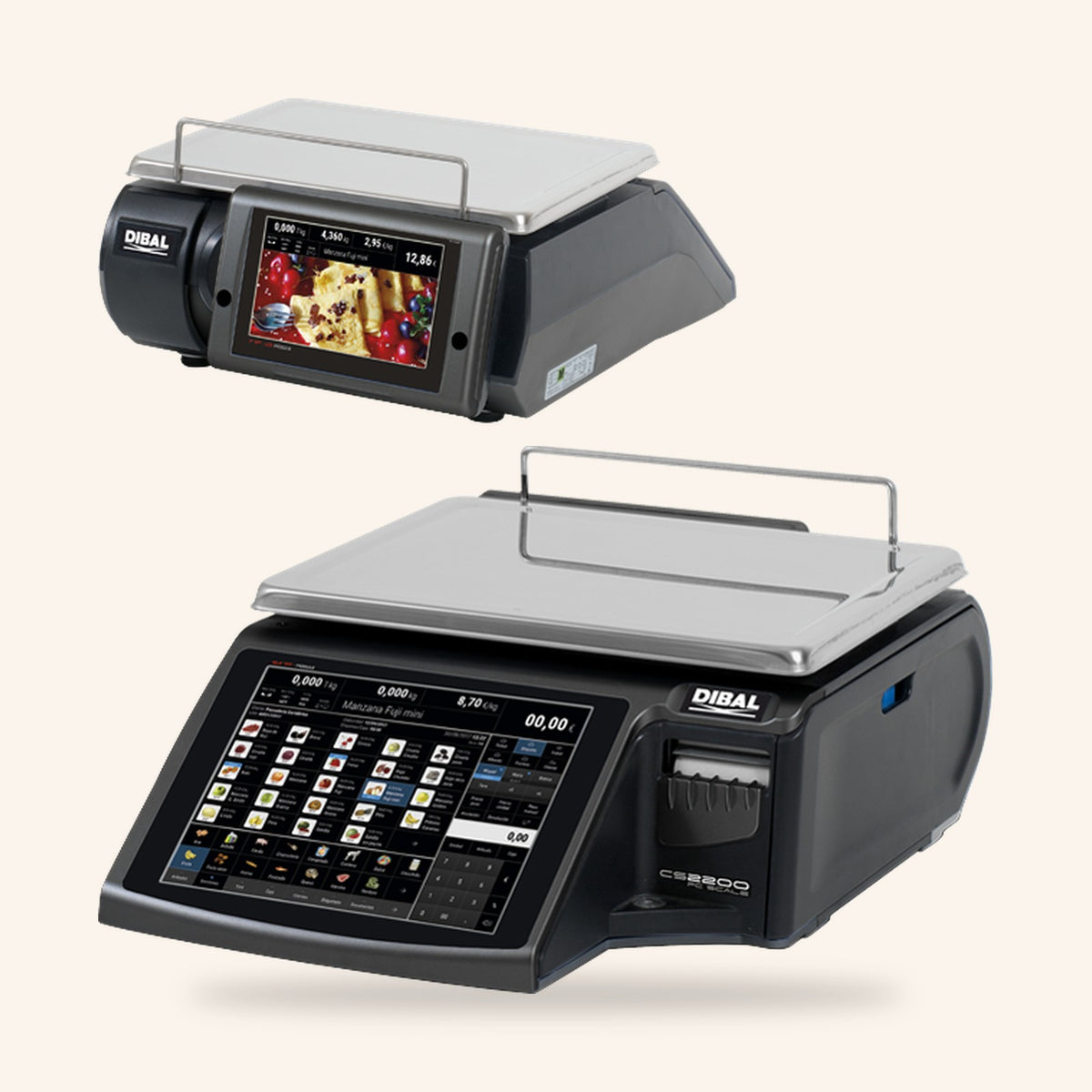 Balanza Dibal CS-2255 W Formato Plano — versión crema TAEL